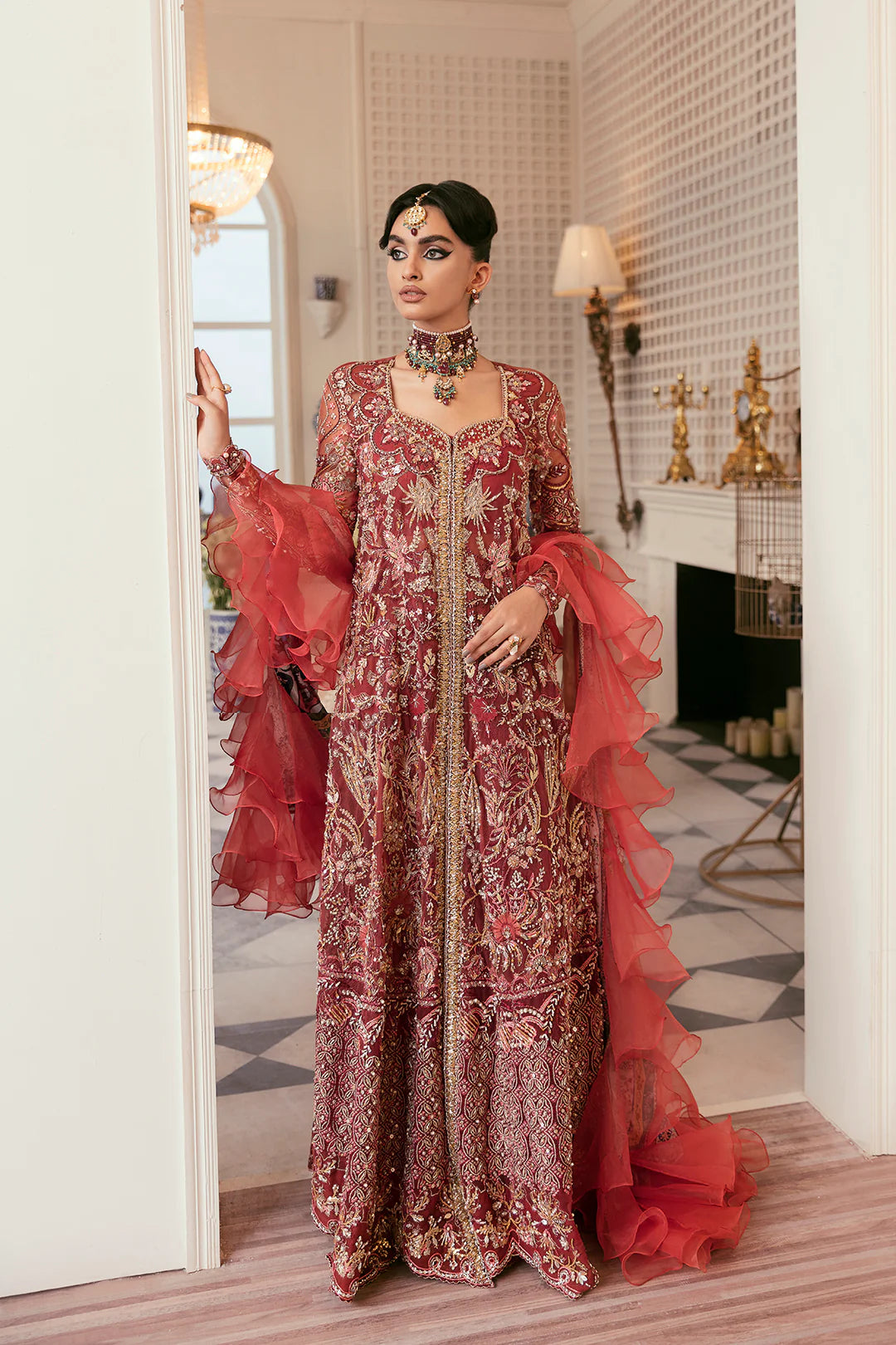 Gulnaaz Red Gown