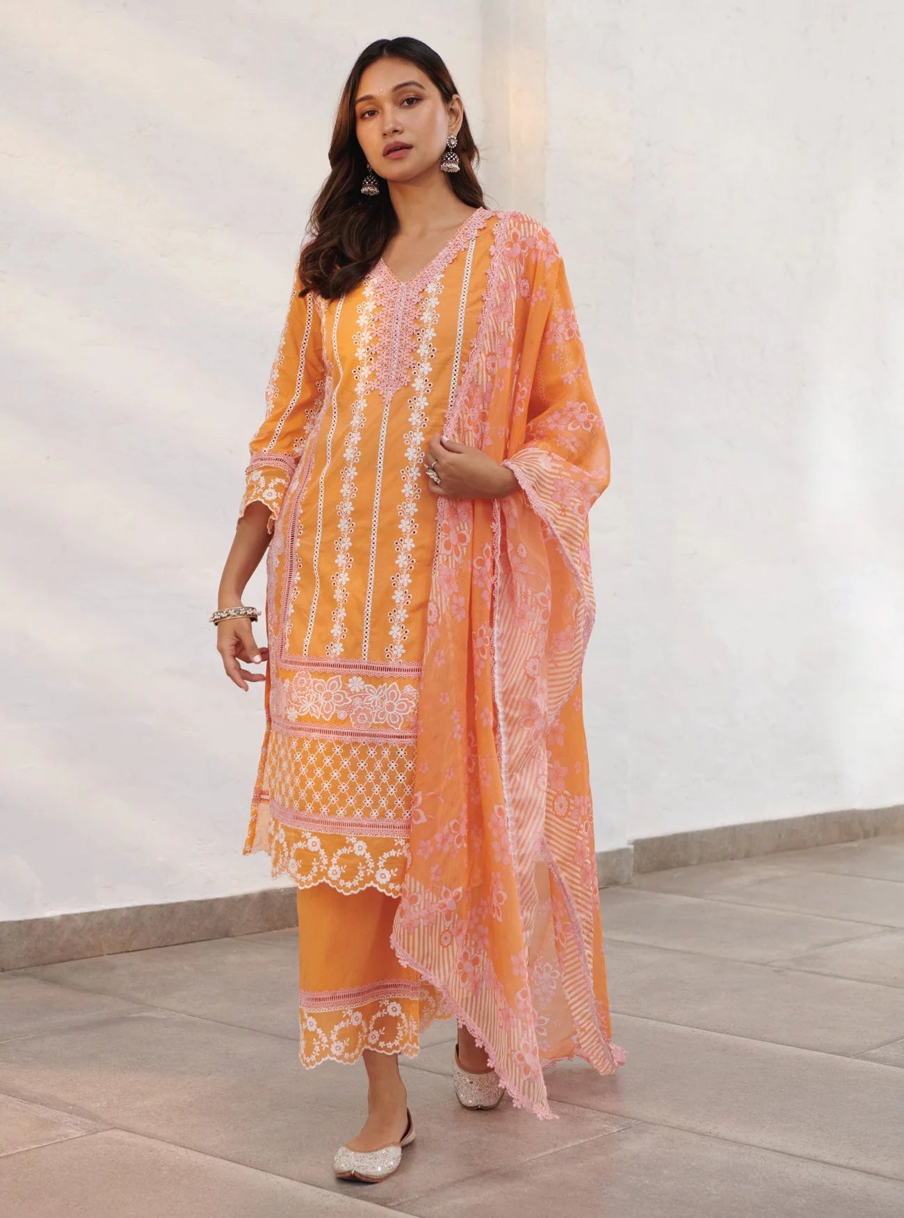 Mulmul Orange Cotton Wiltshire