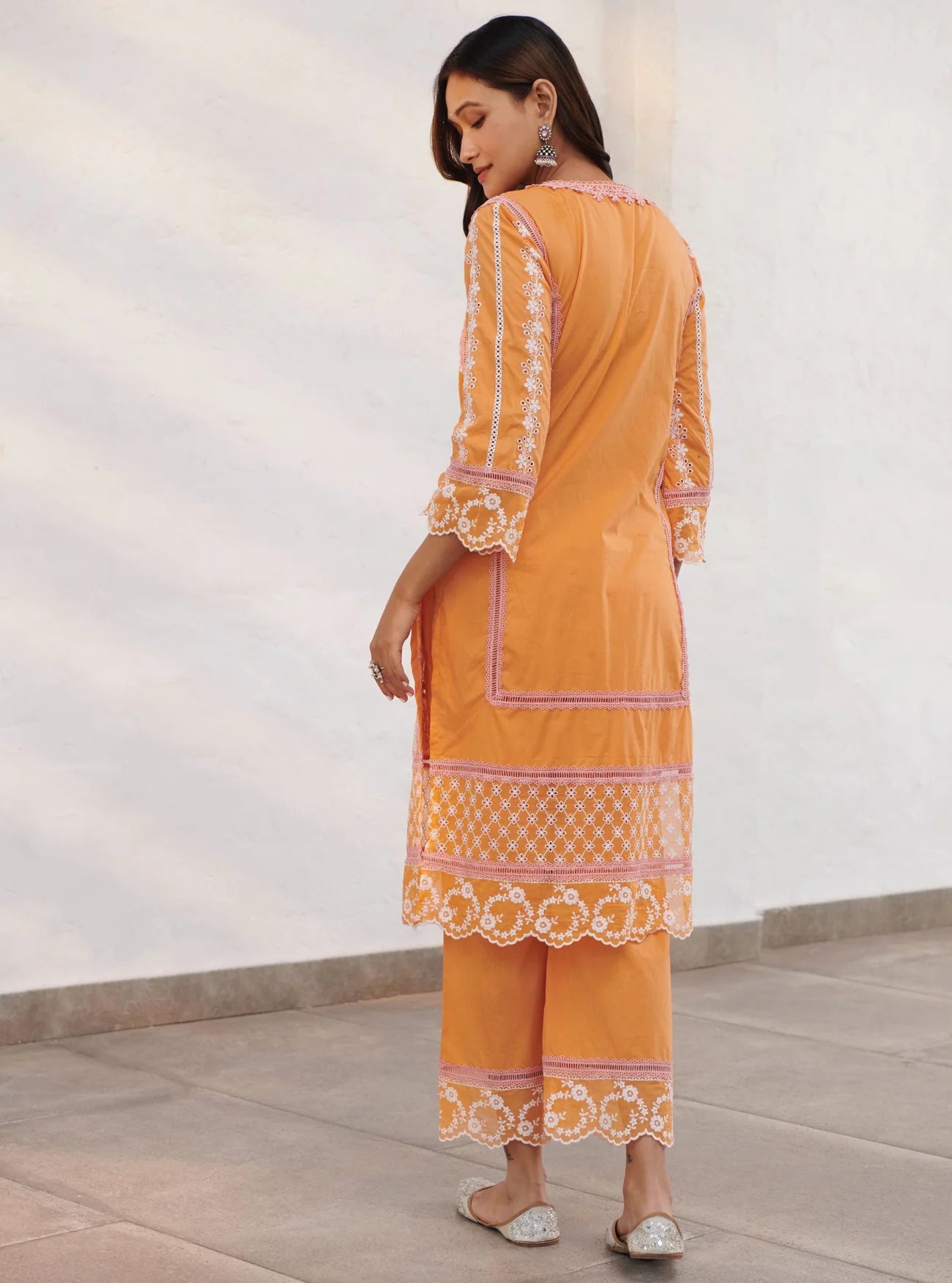 Mulmul Orange Cotton Wiltshire