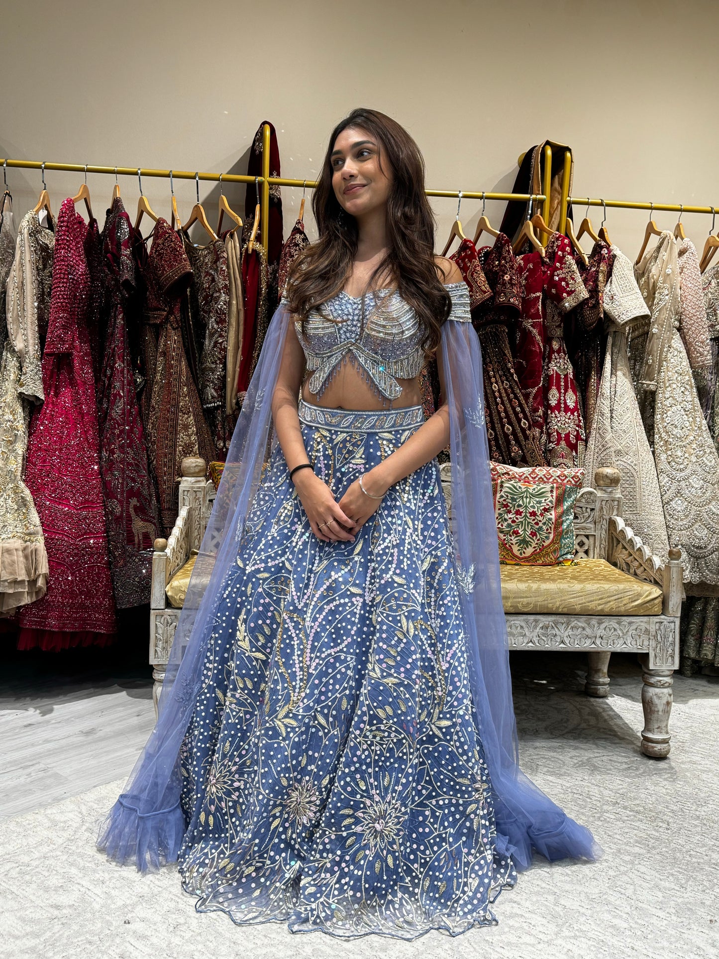 Lilac Lehenga