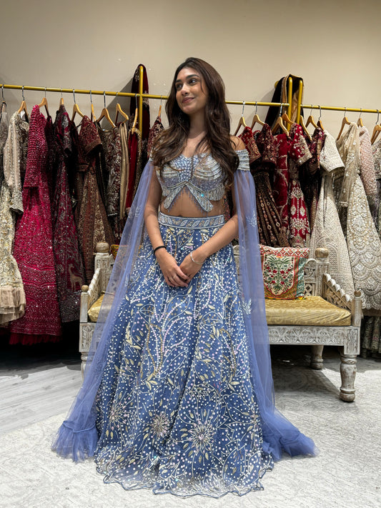 Lilac Lehenga