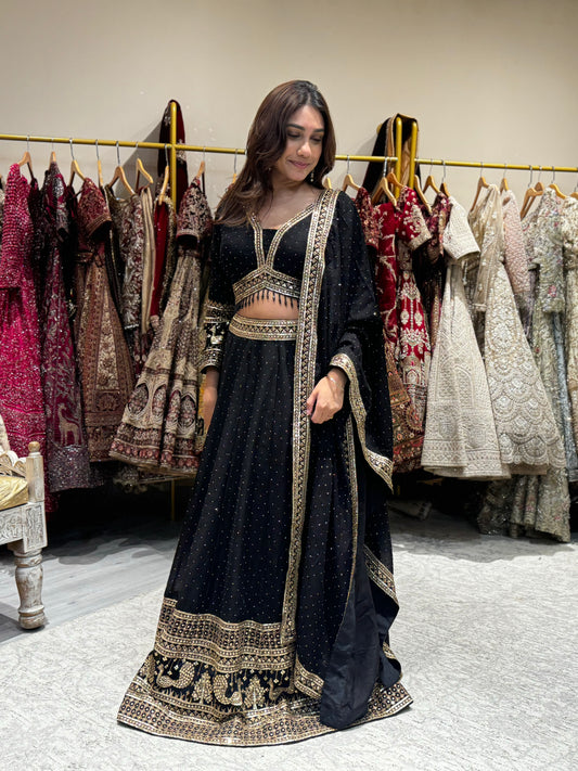Black Gold Lehenga